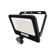 LED reflektor GLARO EMOS ZS2344B s pohybovým čidlem, 50 W, černý, IP54, 5000 lm, neutrální bílá