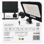 LED reflektor GLARO EMOS ZS2344B s pohybovým čidlem, 50 W, černý, IP54, 5000 lm, neutrální bílá