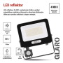 LED reflektor GLARO EMOS ZS2344B s pohybovým čidlem, 50 W, černý, IP54, 5000 lm, neutrální bílá