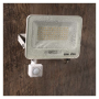 LED reflektor GLARO EMOS ZS2344W s pohybovým čidlem, 50 W, bílý, IP54, 5000 lm, neutrální bílá