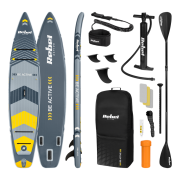 Paddleboard SUP REBEL ACTIVE RBA-4512 PRO TOURING 381x81x15 šedý