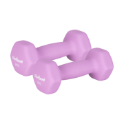 Činky REBEL ACTIVE RBA-2330-2 litinové neoprenové HEX 2x2kg
