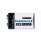 Nabíjecí baterie 9V 420mAh Doblepow 6F22, Li-ion, napájení USB-C