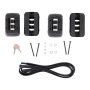 Příčný nosník se zámkem hliníkový SIXTOL SX1025 ROOF RACK FIX PRO