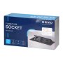ORNO OR-GM-9033/GR Zásuvka vestavná grafitová