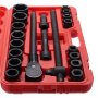 Sada nástrčných hlavic s ráčnou MECHANIC WRENCH SET 2, heavy-duty, 21 ks SIXTOL