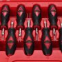 Sada vypichováků pinů a konektorů MECHANIC TERMINAL PIN SET 1, 23 ks SIXTOL