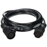Prodlužovací 13pin kabel - závěsná zásuvka+zástrčka TRAILER CABLE 8, 12V, 5m SIXTOL
