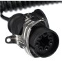 Propojovací spirálový EBS kabel 7pin TRAILER CABLE 14, 24V, 3,5m SIXTOL