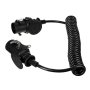 Propojovací spirálový EBS kabel 7pin TRAILER CABLE 14, 24V, 3,5m SIXTOL