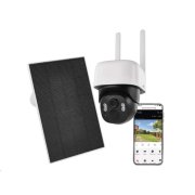 Kamera EMOS IP-1200 WASP /H4067/ GoSmart venkovní bateriová otočná s Wi-Fi a solárním panelem