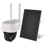 Kamera EMOS IP-1200 WASP /H4067/ GoSmart venkovní bateriová otočná s Wi-Fi a solárním panelem