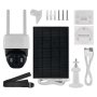 Kamera EMOS IP-1200 WASP /H4067/ GoSmart venkovní bateriová otočná s Wi-Fi a solárním panelem