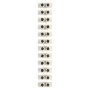 Šroubová svorkovnice 12× 2,5–4 mm2, 450 V, bílá, EMOS A4101