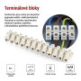 Šroubová svorkovnice 12× 2,5–4 mm2, 450 V, bílá, EMOS A4101