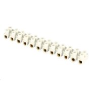 Šroubová svorkovnice 12× 4–6mm2, 450 V, bílá, EMOS A4102