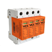 Přepěťová ochrana VCX L2-4-C+D AC třída T2T3 (C+D) 4P 40kA