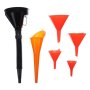 Sada trychtýřů na dolévání kapalin MECHANIC FUNNEL SET 2, 6 ks SIXTOL