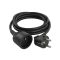 Prodlužovací kabel EMOS PC0111 / 1,5 m / 1 zásuvka / černý / PVC / 1 mm2