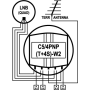 Sat + Tv slučovač EMP C5/4PNP(T+4S)-W2  (P.107W Quad)