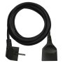 Prodlužovací kabel EMOS P0113R spojka 3m, černý / PVC / 1,5 mm2