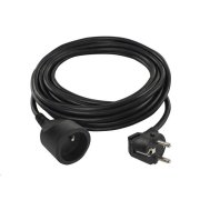 Prodlužovací kabel EMOS PC0115R / 5 m / 1 zásuvka / černý / PVC / 1,5 mm2