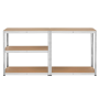 Kovový úložný regál Atos RB-1251W 180x90x40 cm bílý