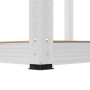 Kovový úložný regál Atos RB-1251W 180x90x40 cm bílý