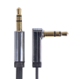 Emos SM7031BL JACK kabel 3,5mm stereo, vidlice - 3,5mm vidlice 1m černý
