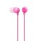 SONY sluchátka MDR-EX15LP, růžová