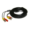Kabel koaxiální s BNC + napájení 10 metrů černý