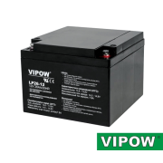 Baterie olověná  12V / 26Ah  VIPOW bezúdržbový akumulátor