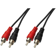 Stereo audio connection cable, 0.5 m
