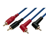 Stereo audio connection cable, 0.8 m