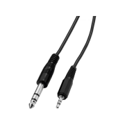 Stereo audio connection cable, 2 m