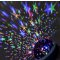 Solight LED  projekčná guľa, multicolor, 9 režimov, otáčanie, USB, 4x AAA