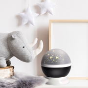 Solight LED  projekčná guľa, multicolor, 9 režimov, otáčanie, USB, 4x AAA