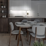 Solight LED lineárne svietidlo podlinkové, 15W, 4100K, 3-stupňové stmievanie, vypínač, hliník, 90cm