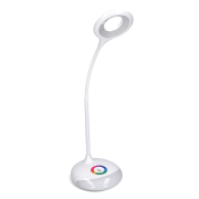 Solight LED stolná lampička nabíjacia, 5W, RGB podsvietenie, stmievateľná, USB napájanie