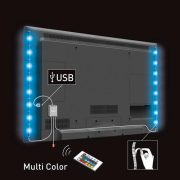 Solight LED RGB pásik pre TV, 2 x 50cm, USB, vypínač, diaľkový ovládač