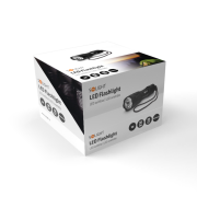 Solight kovové svietidlo malé, 1W LED, čierna, 1x AA