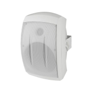 Weatherproof 2-way PA wall-mount speaker system, white