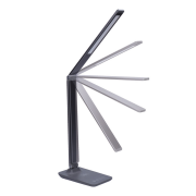 Solight LED stmievateľná lampička s bezdrôtovým nabíjaním, 10W,  zmena chromatickosti, sivá