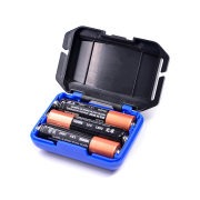 Solight čelová LED COB svietidlo, 3W, modrá