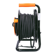 Solight predlžovací prívod na bubne, 1 zásuvka, vonkajší, 25m gumový kábel, 3x 1,5mm2, IP44