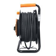 Solight predlžovací prívod na bubne, 1 zásuvka, vonkajší, 50m gumový kábel, 3x 1,5mm2, IP44