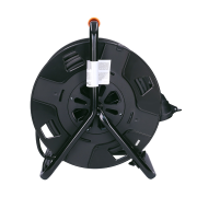 Solight predlžovací prívod na bubne, 1 zásuvka, vonkajší, 50m gumový kábel, 3x 1,5mm2, IP44