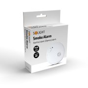 Solight detektor dymu + alarm, 85dB, biely + 9V batéria