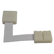 Solight prepojovací pravouhlý konektor pre LED pásy, 8mm zacvakávací konektor na oboch stranách, 1ks