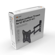 Solight stredný konzolový držiak pre ploché TV, 43cm - 107cm (17'' - 42'')